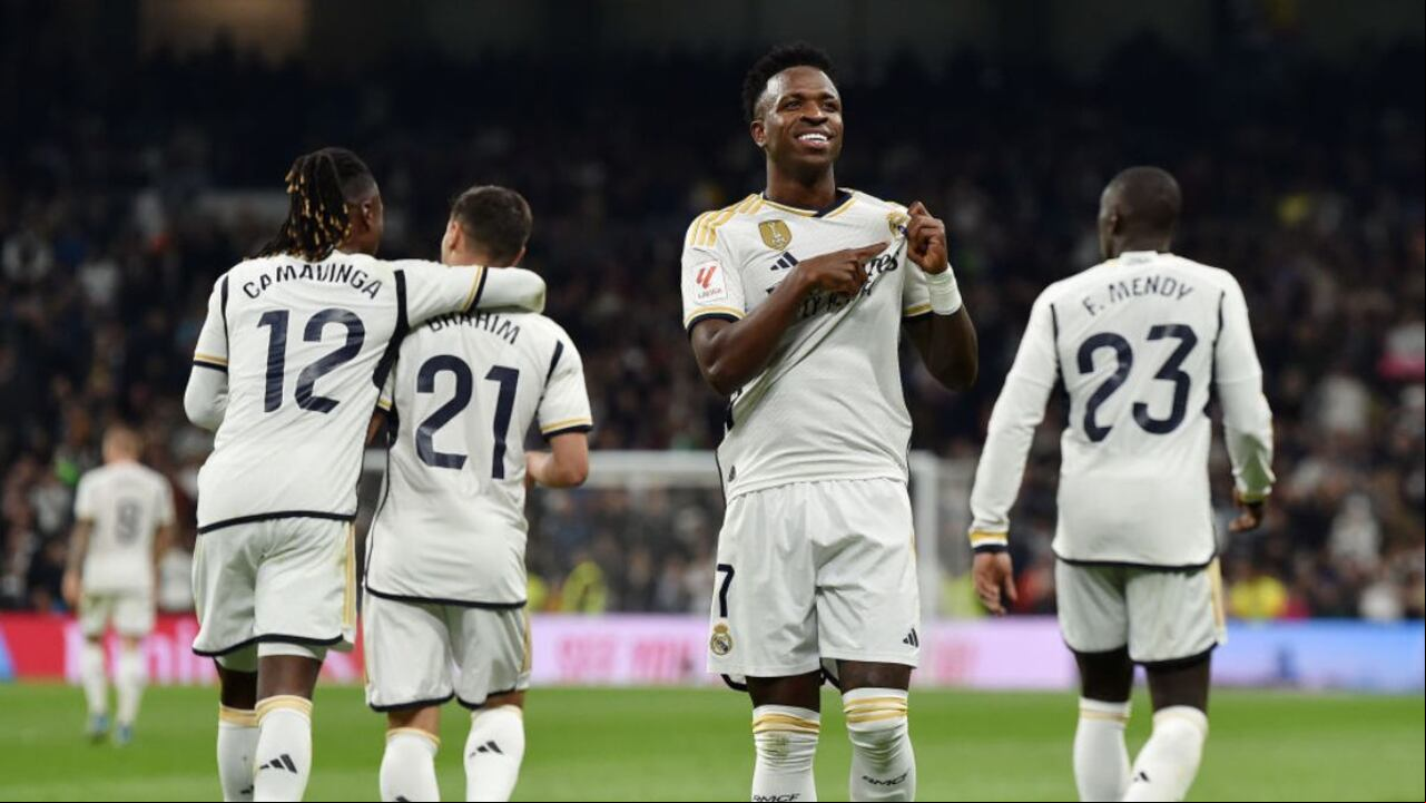 Vinicius, la figura del Madrid.