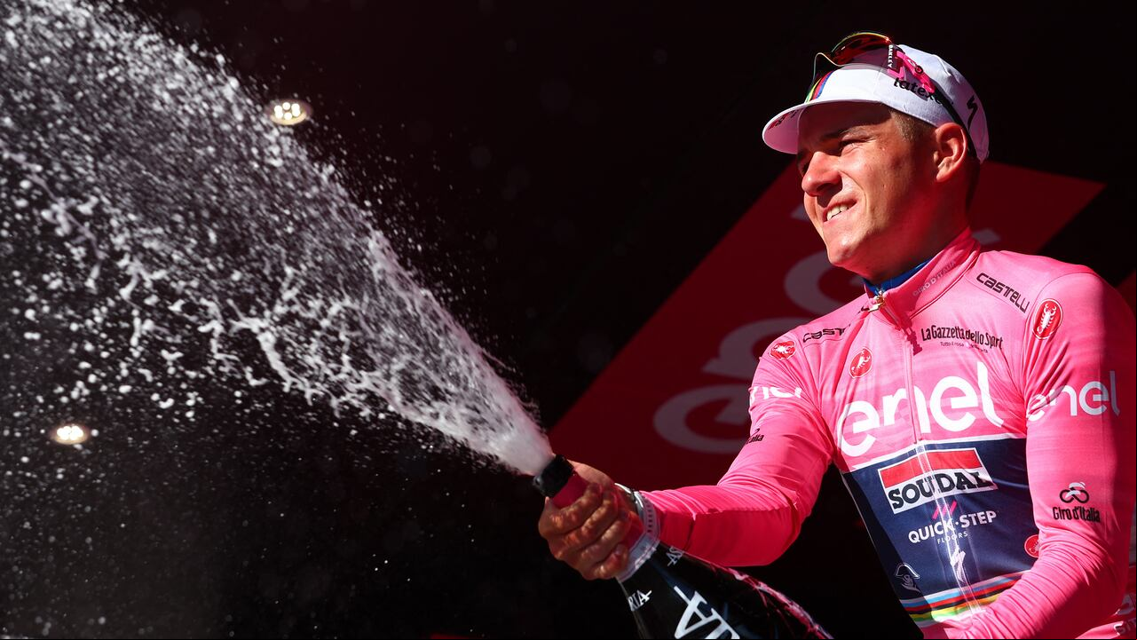 Remco Evenepoel, ciclista belga en el Giro de Italia.