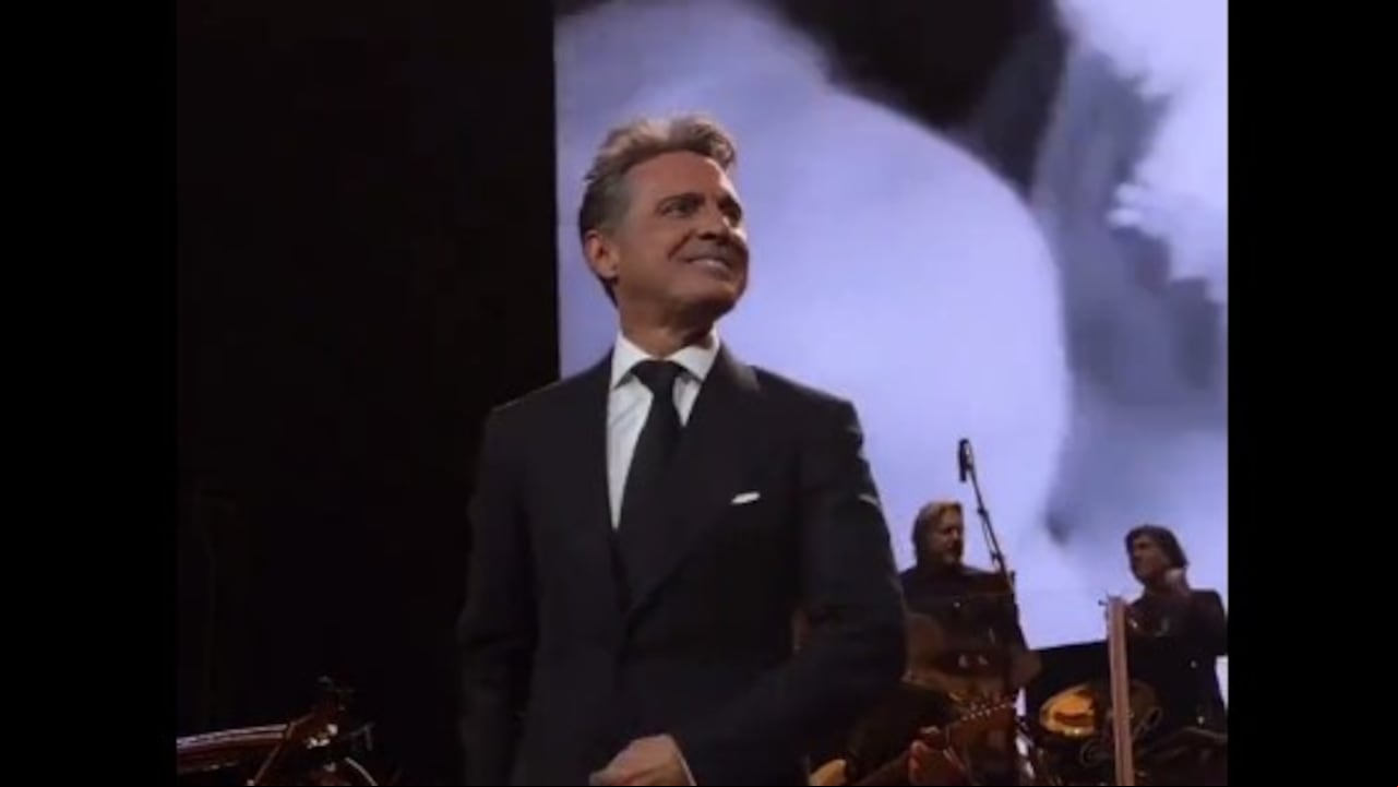 El cantante mexicano en el Luis Miguel Tour 2023 en Buenos Aires el 3 de agosto. Tomado de redes sociales @lordsolecito_