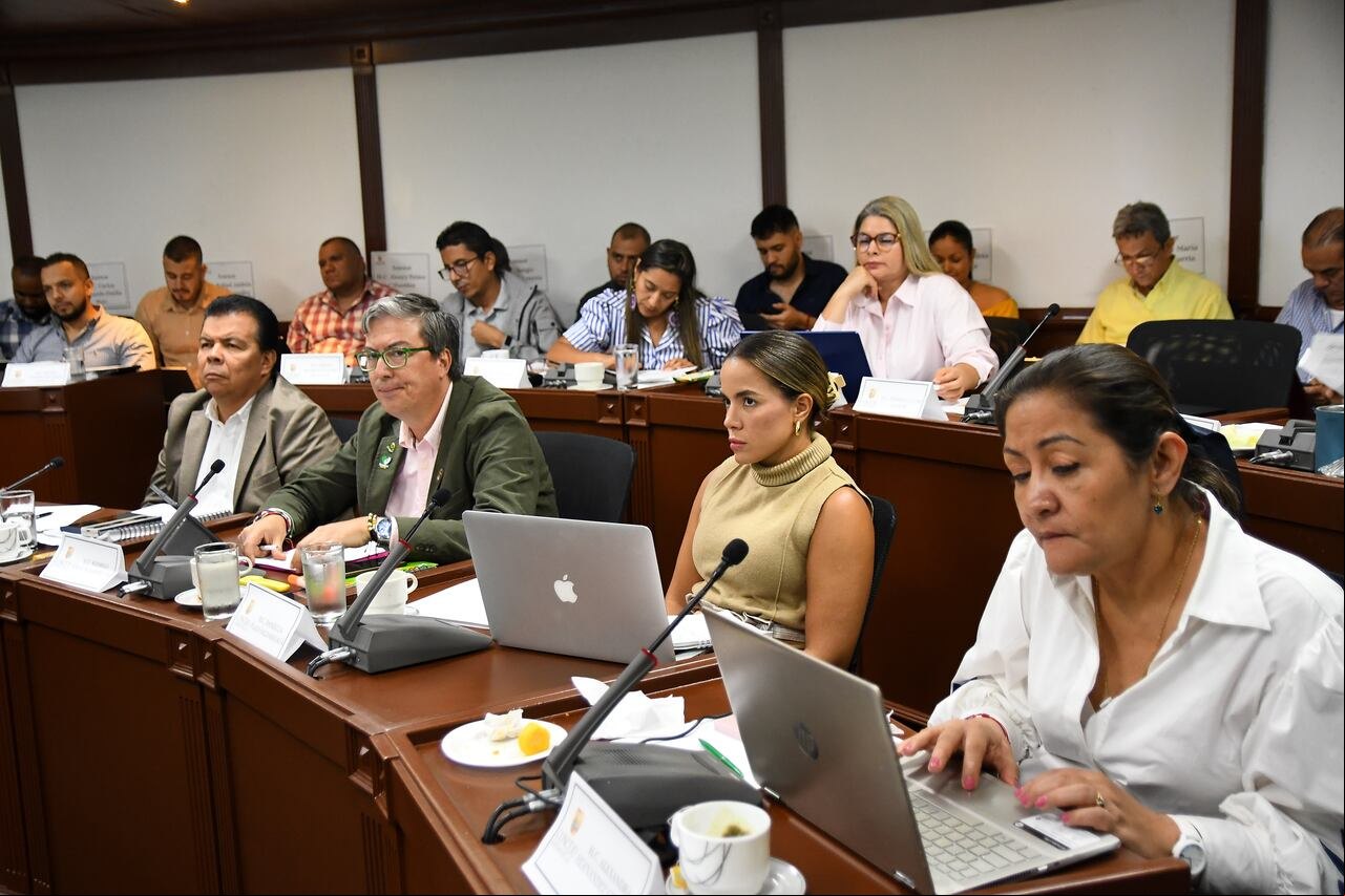 Estudio del Plan de Desarrollo de Cali 2024 - 2027 en la Comisión de Plan y Tierras del Concejo Distrital de Santiago de Cali. Mayo 8 de 2024, Foto, Wirman Rios ,/ EL PAIS