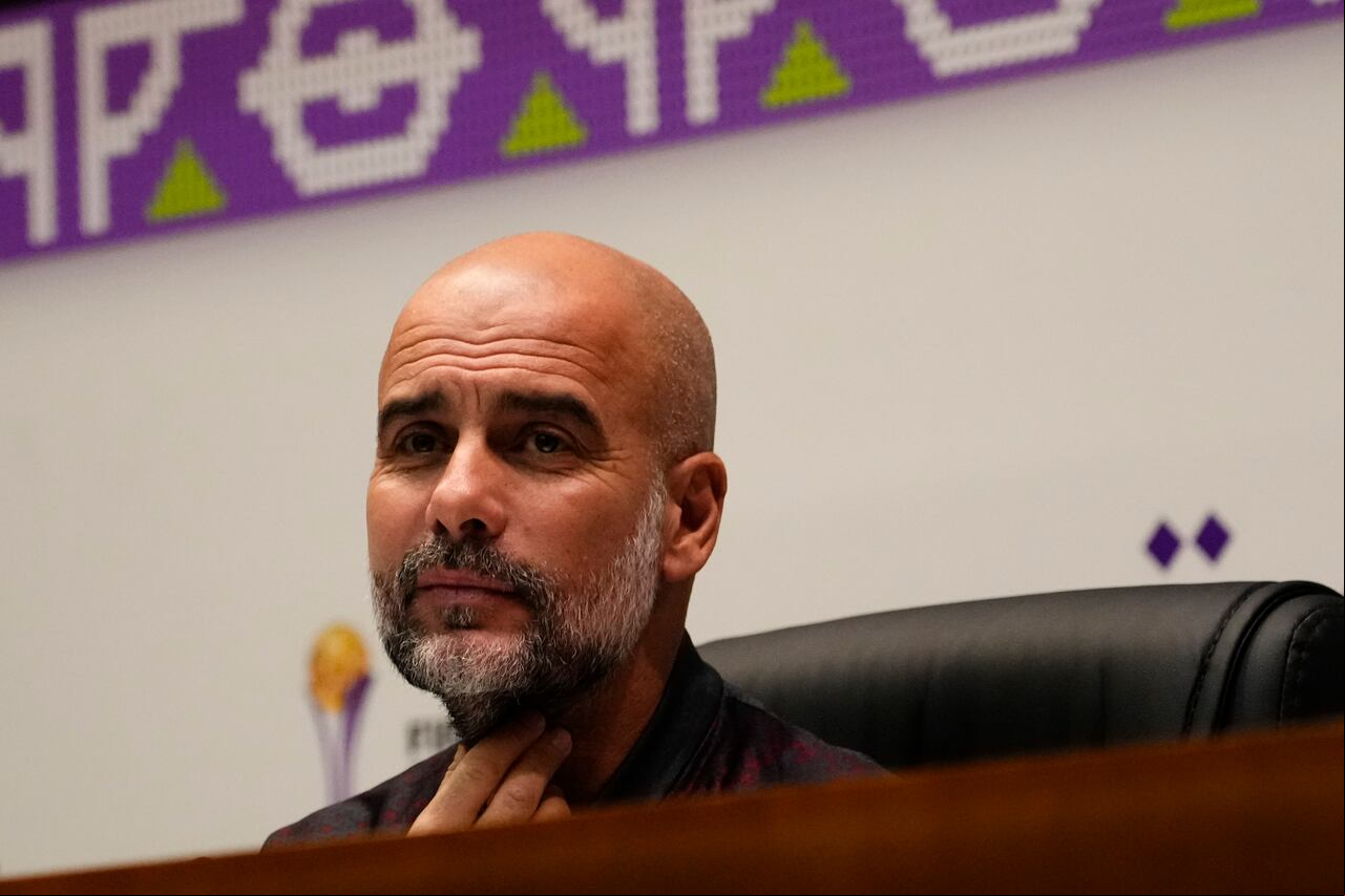 Pep Guardiola, entrenador del Manchester City.
