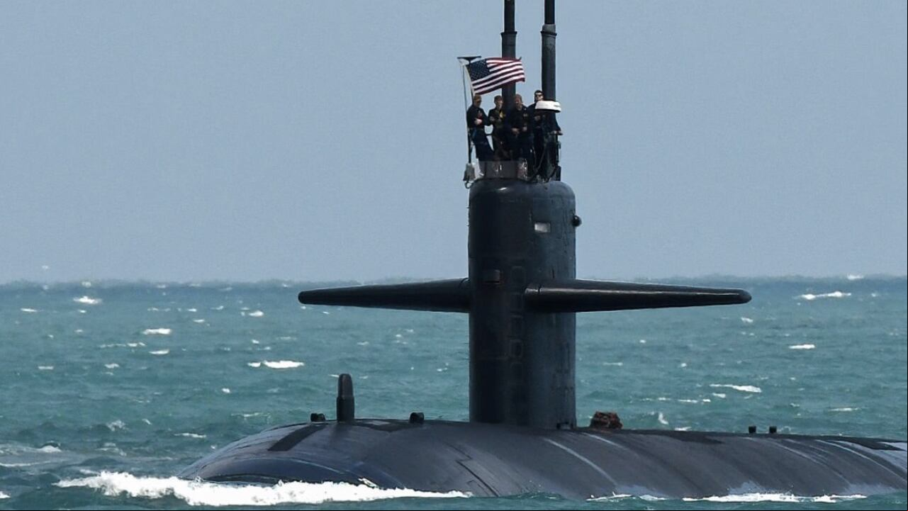 El submarino con armas nucleares llegará a Corea del Sur como apoyo de Estados Unidos, tras las constantes amenazas de Corea del Norte (foto de referencia)