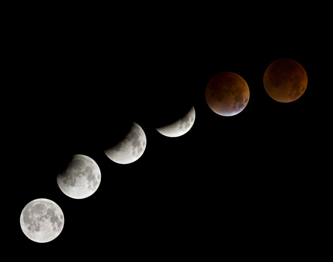 Luna de sangre - luna roja