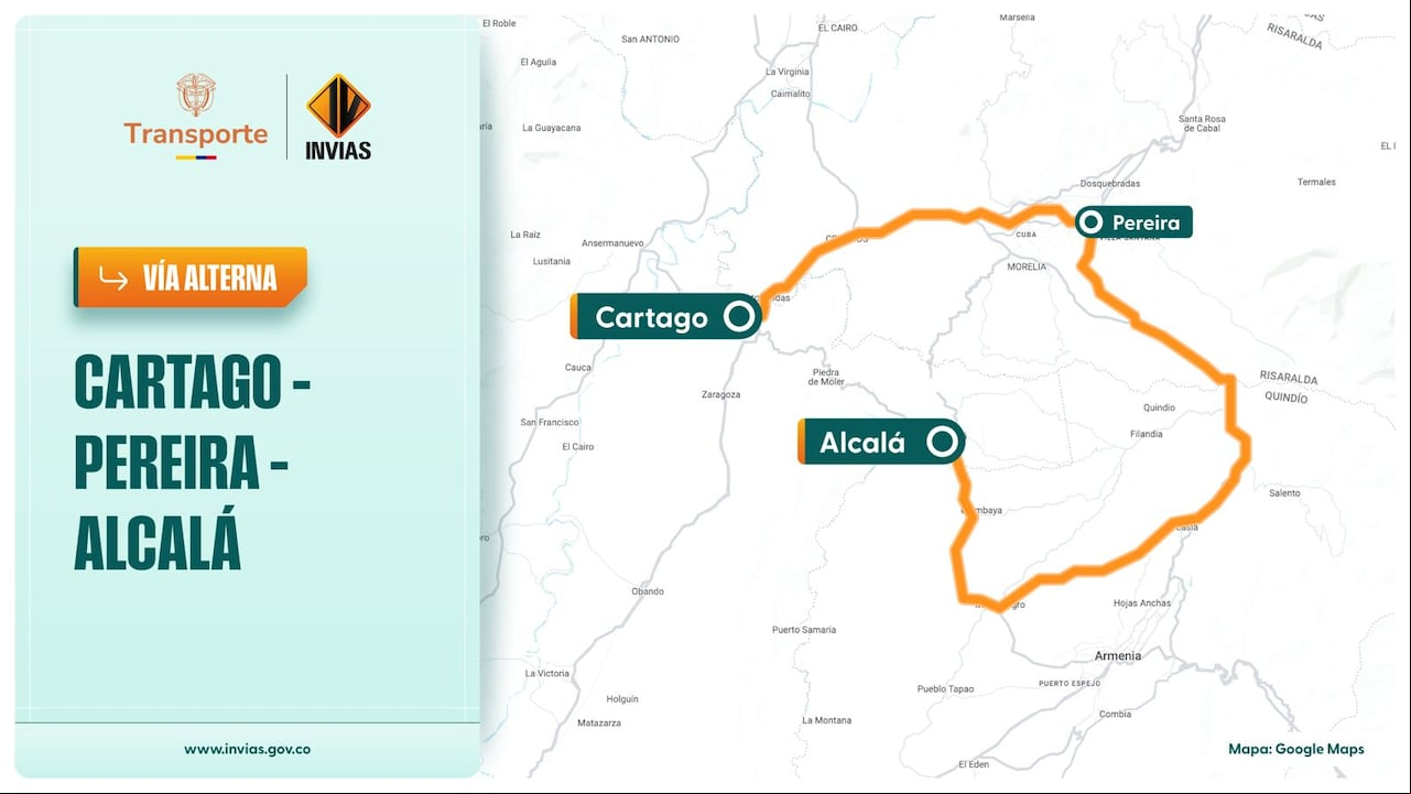 El cierre vial afecta los dos sentidos viales.