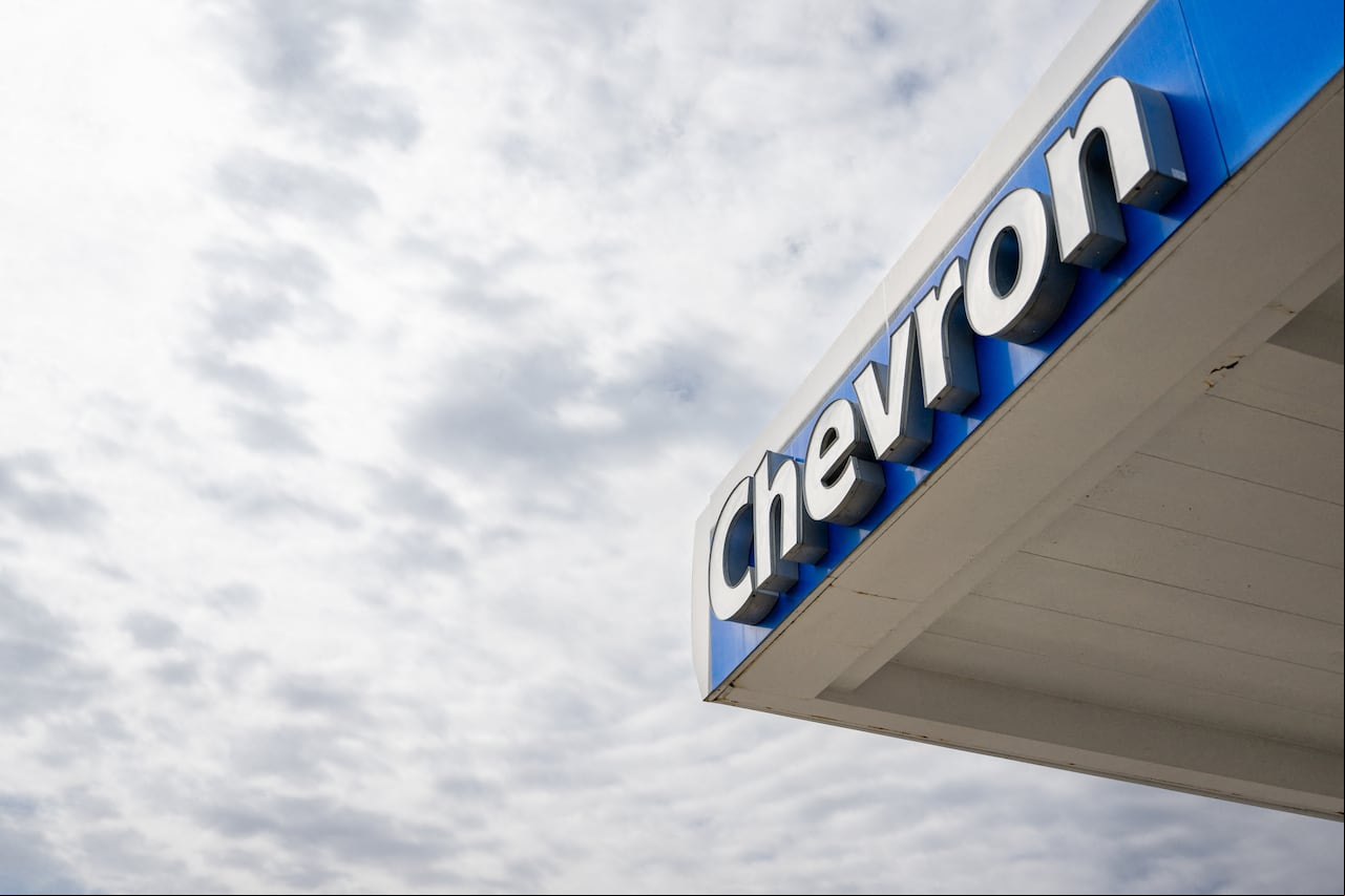 Estación de servicio de Chevron.