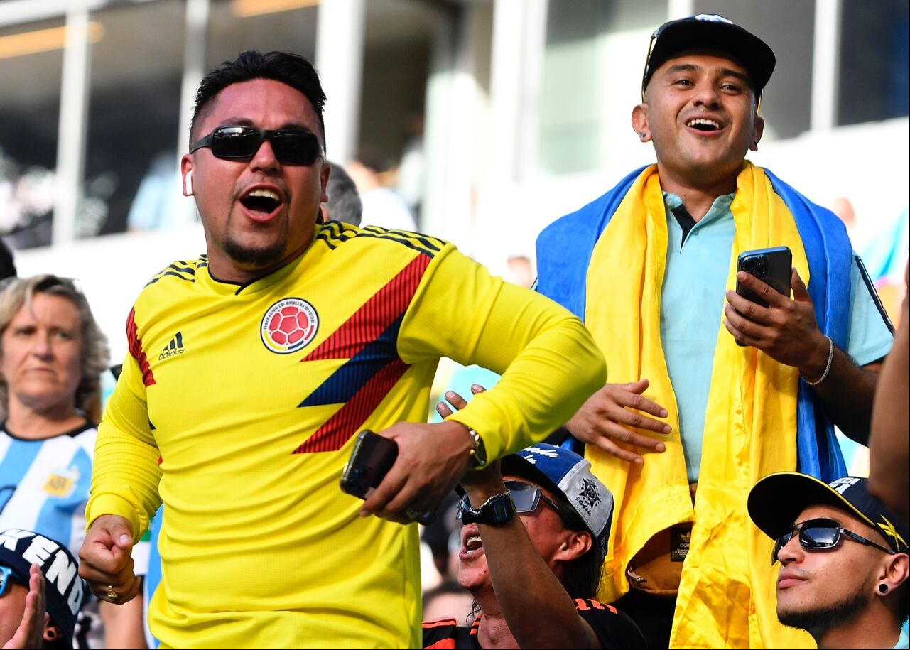 Miami, Fl, julio 14 de 2024. Ambiente dentro del hard rock stadium, previo al partido de argentina vs Colombia por la final de la copa America USA 2024 (Colprensa - Cristian Álvarez)