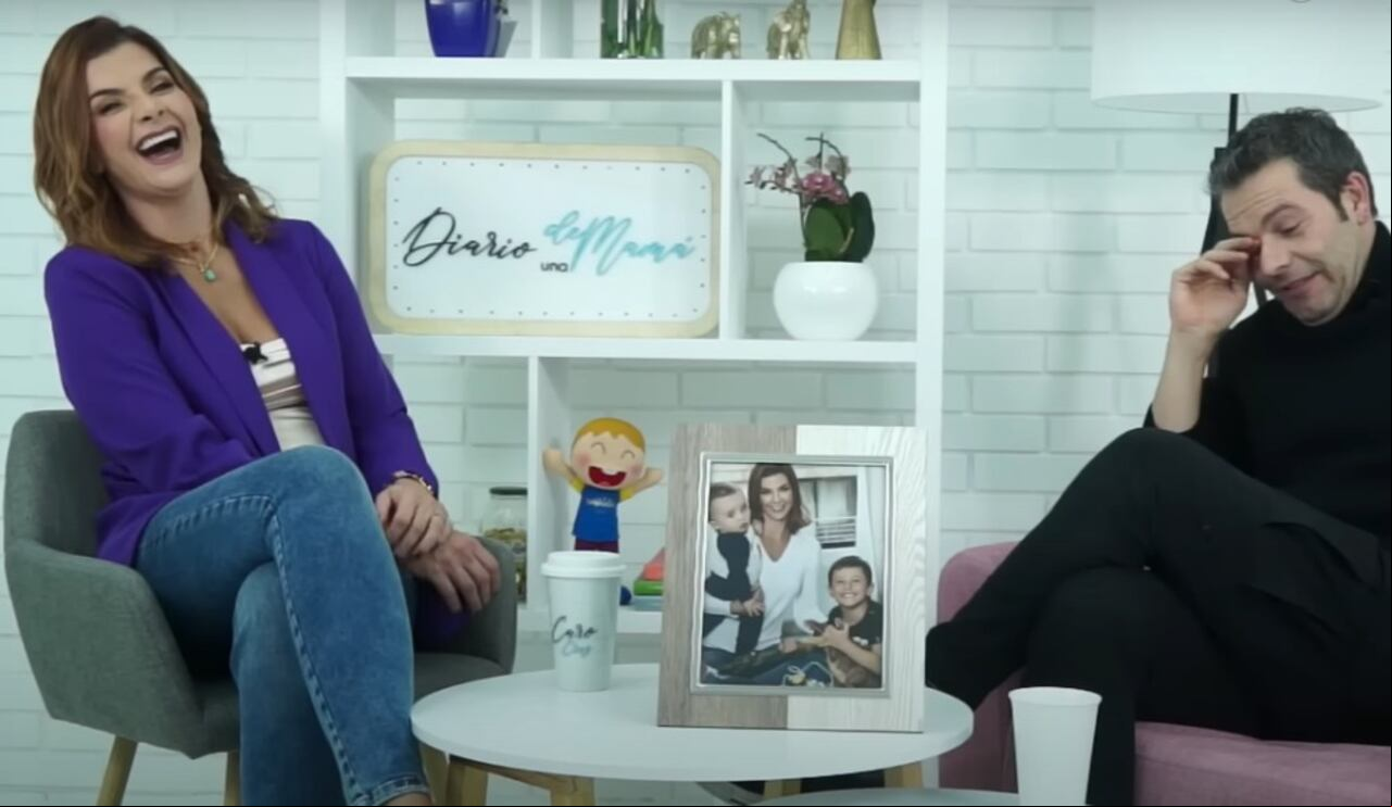 El presentador estuvo como invitado en Diario de una mamá.