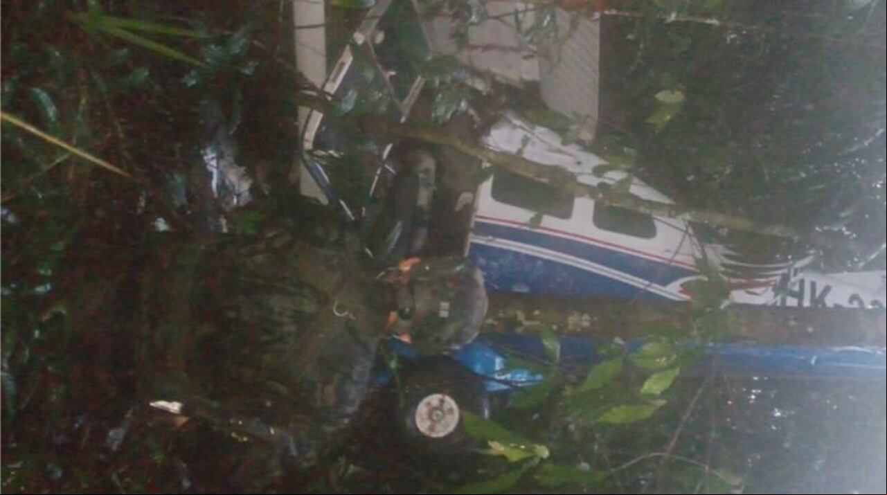 Avioneta siniestrada en Guaviare.