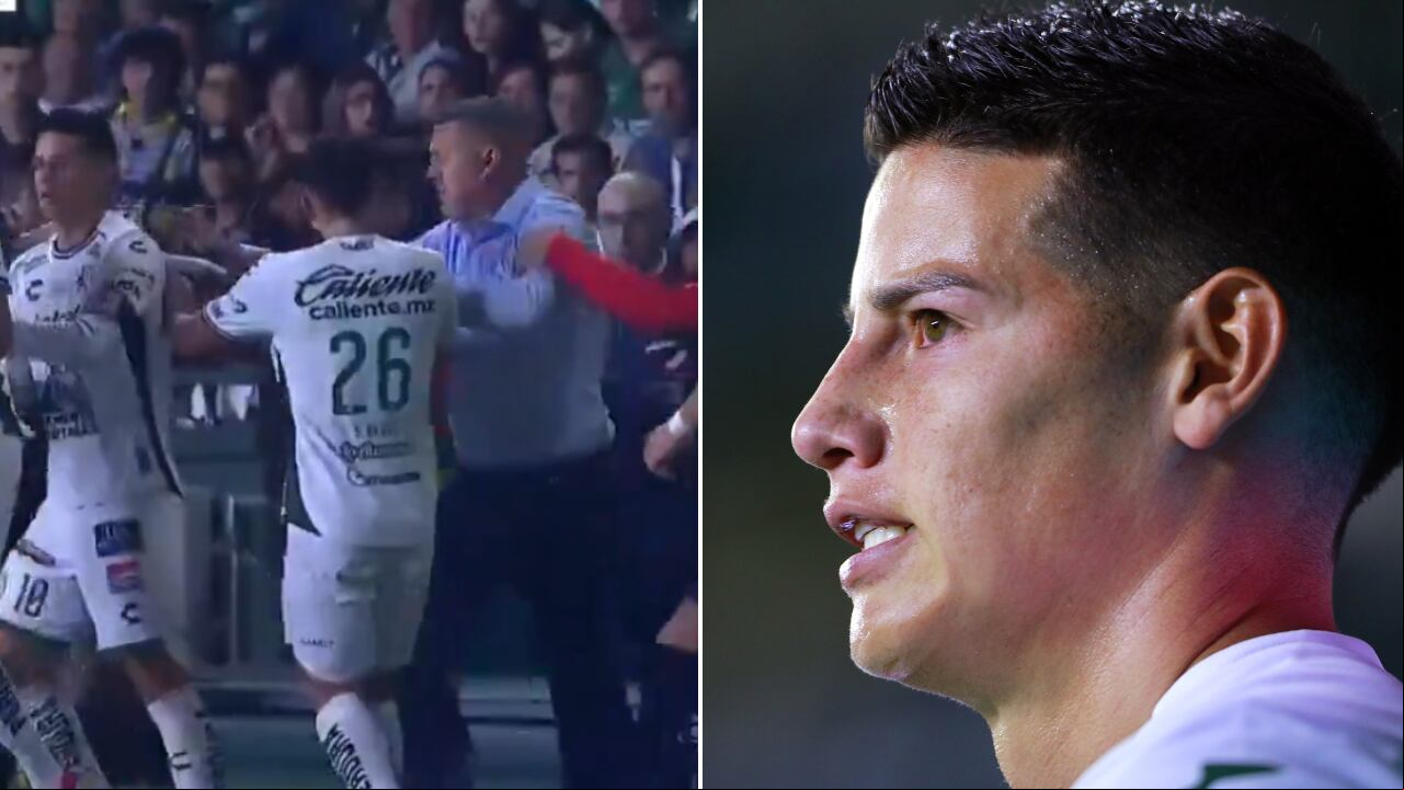 James Rodríguez fue agredido en pleno partido contra Chivas