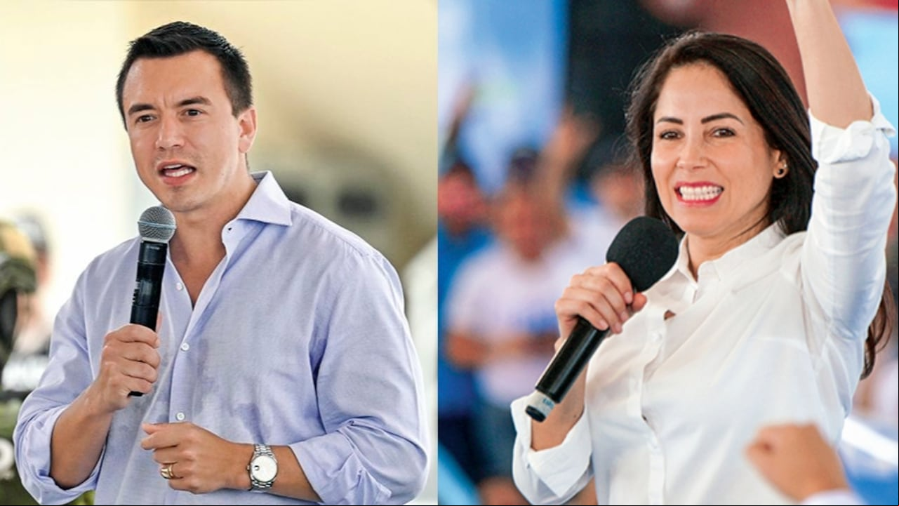 Daniel Noboa y Luisa González