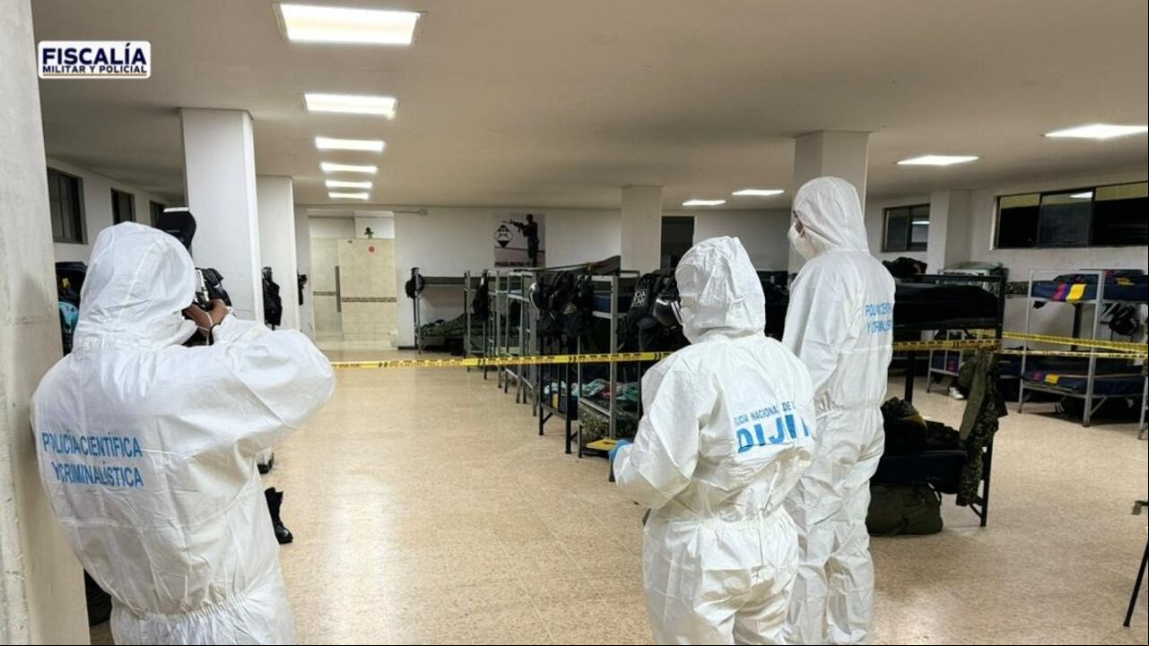 El soldado fue capturado en flagrancia.