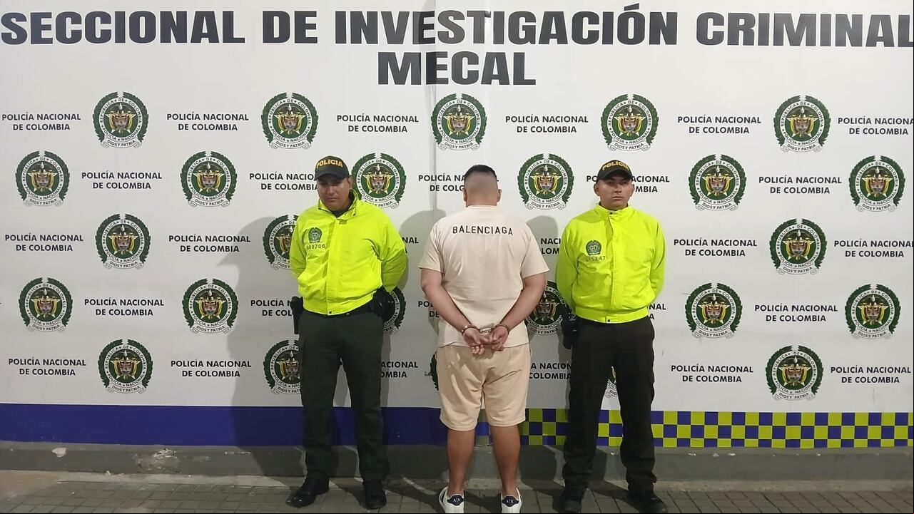 Este es el hombre que presuntamente hacía parte de la banda de fleteros que la Policía desmanteló en Cali.