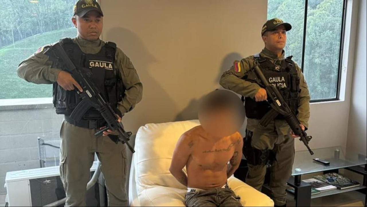 El capturado es responsable del homicidio de dos policías en Bogotá el 4 de diciembre del 2022.