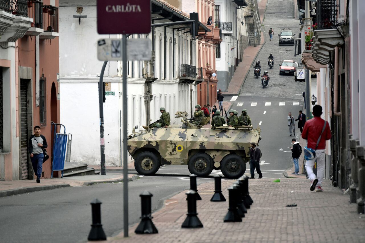 Se viven momentos de tensión en Ecuador.