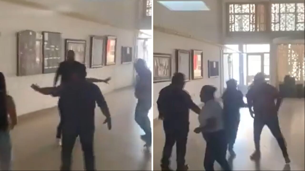 En redes sociales, se han conocido imágenes de este episodio bochornoso.