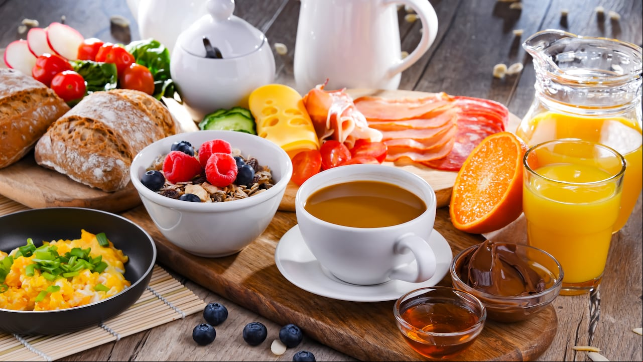 El desayuno es la comida principal del día.