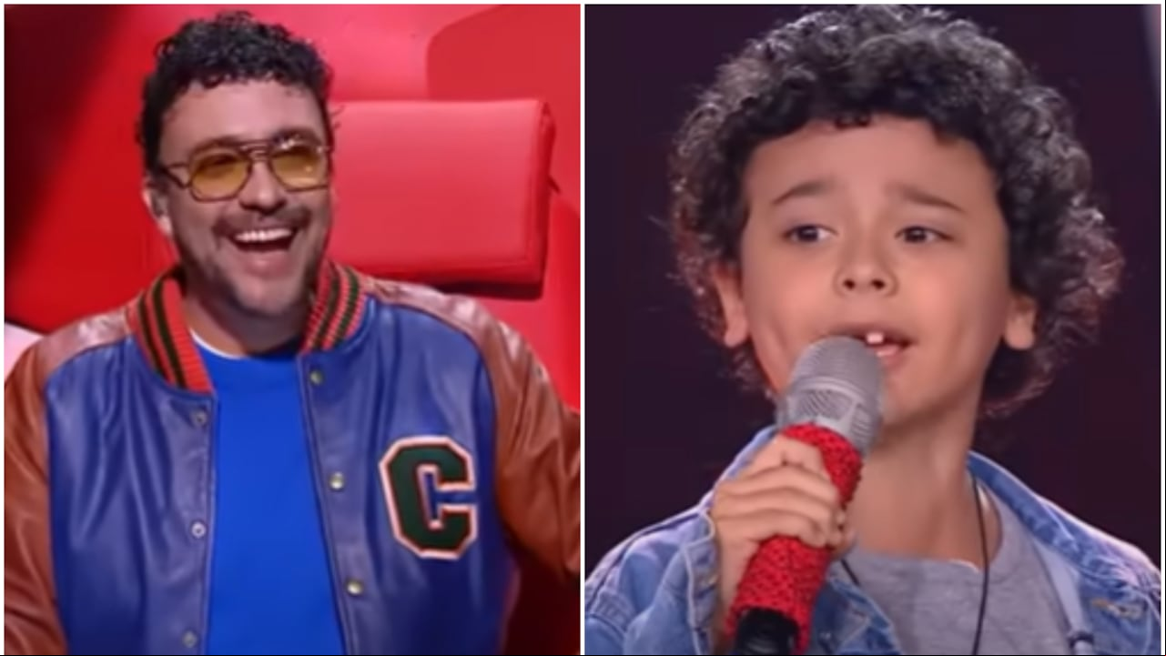Uno de los participantes de La Voz Kids se robó las miradas por el gran parecido que tiene con el jurado Andrés Cepeda.