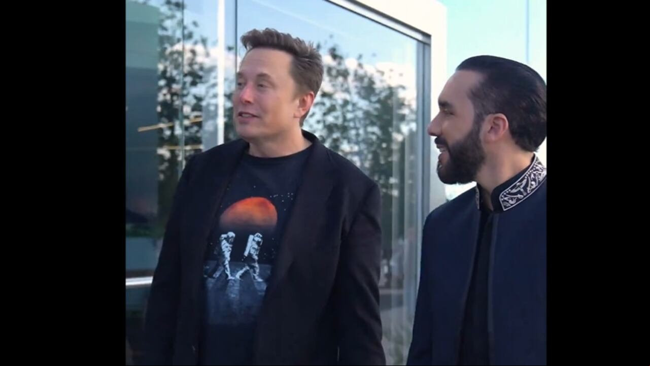 Musk, también cofundador de compañías como Space X o xAI, también halagó a Bukele en su red social.