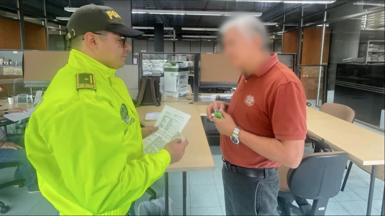 Momento de las capturas realizadas por las autoridades nacionales.