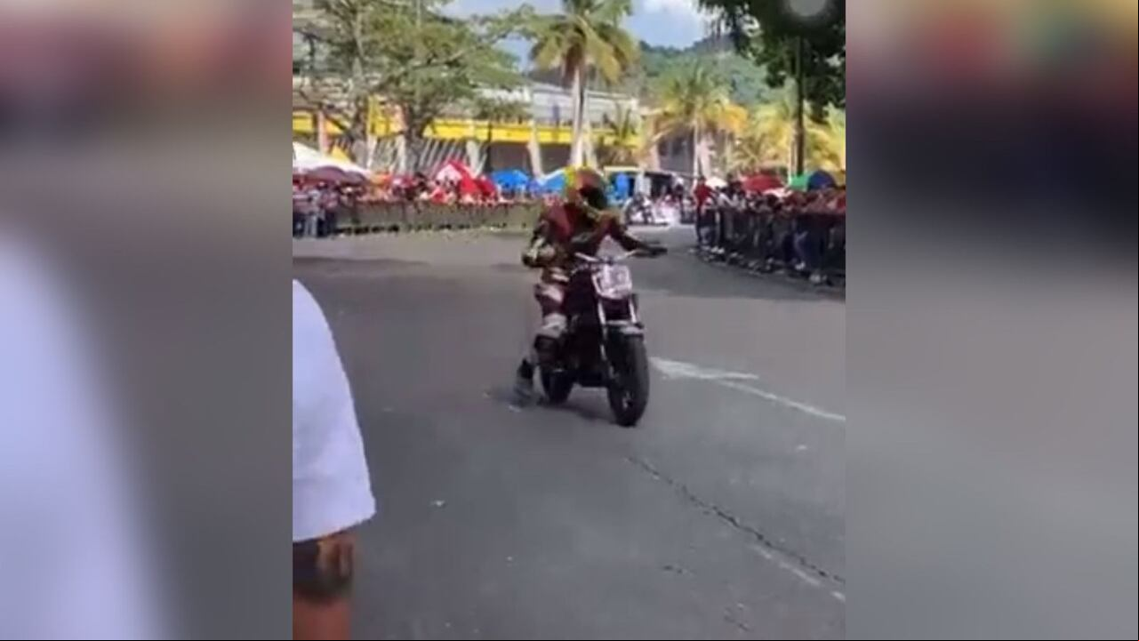 El evento fue suspendido debido a los accidentes.