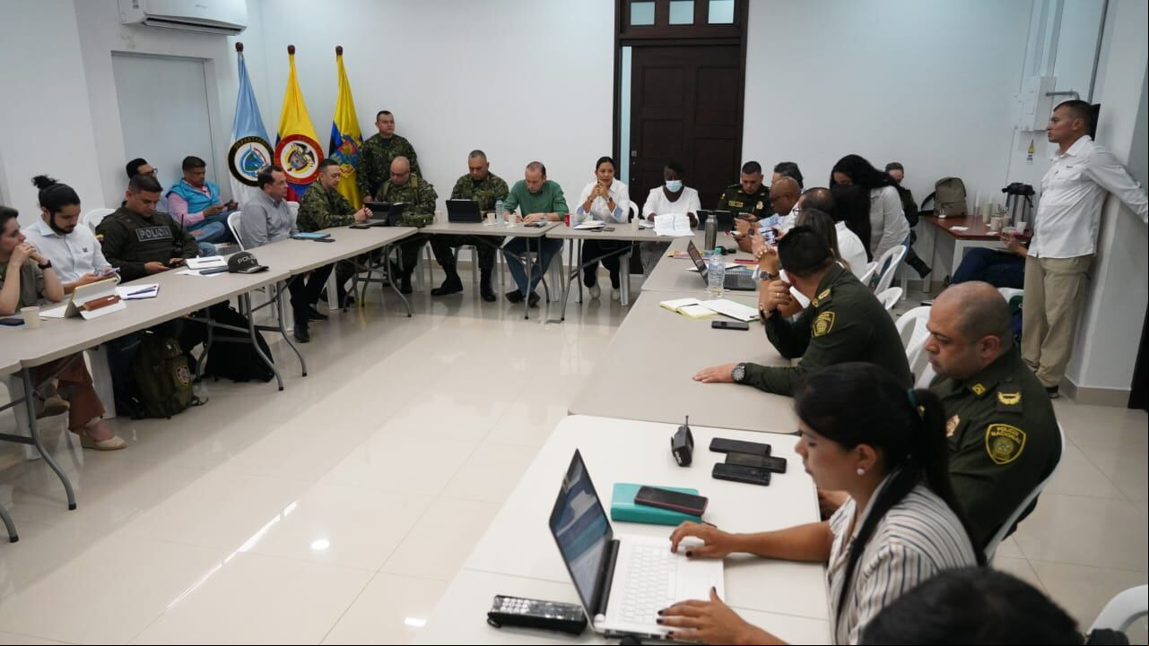 En el consejo de seguridad estuvieron presentes el alcalde de Cali y las alcaldesas de Jamundí y Puerto Tejada.