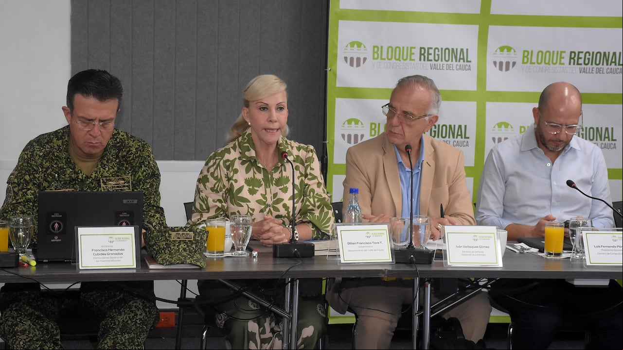 Reunión de Seguridad COP16 Entre el Bloque Regional Parlamentario y Ministro de Defensa Iván Velásquez.