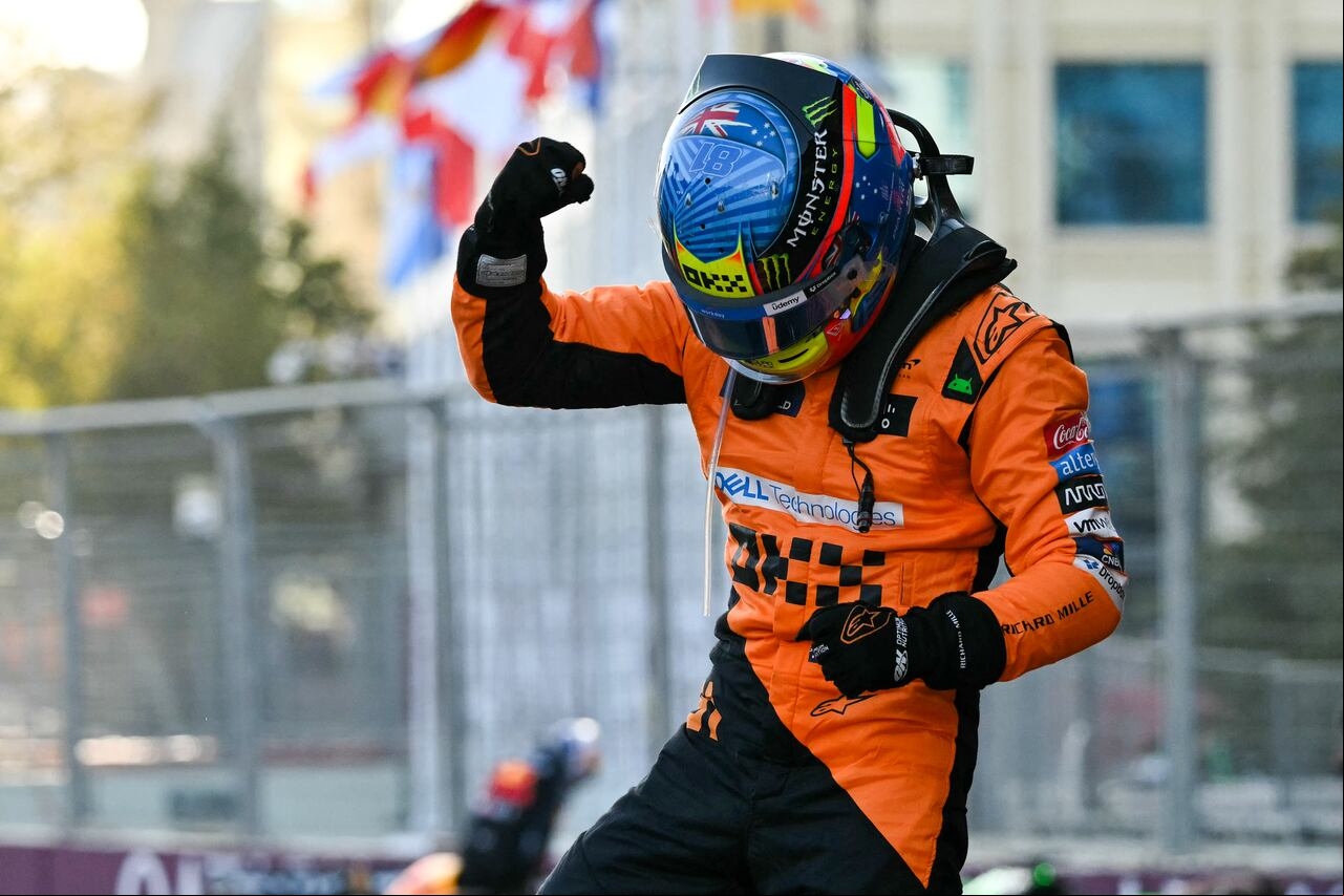 Oscar Piastri se quedó con el Gran Premio de Azerbaiyán de Fórmula 1.