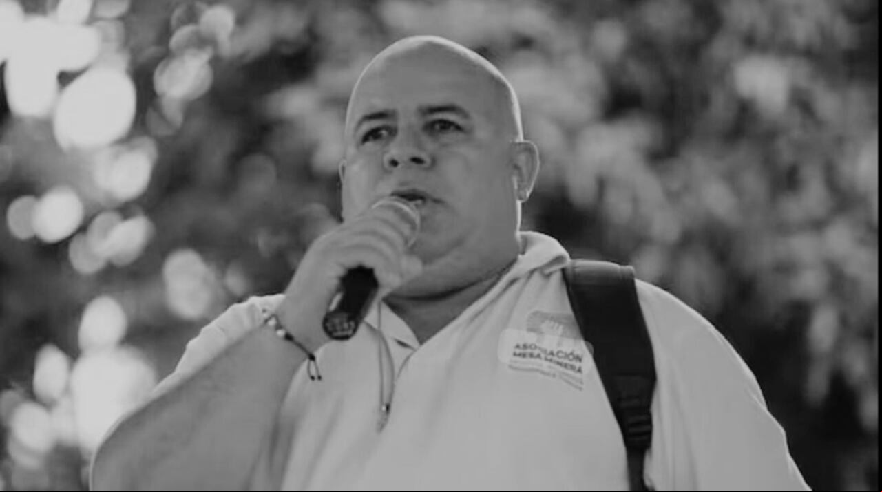 Jaime Gallego, líder minero asesinado en Antioquia.