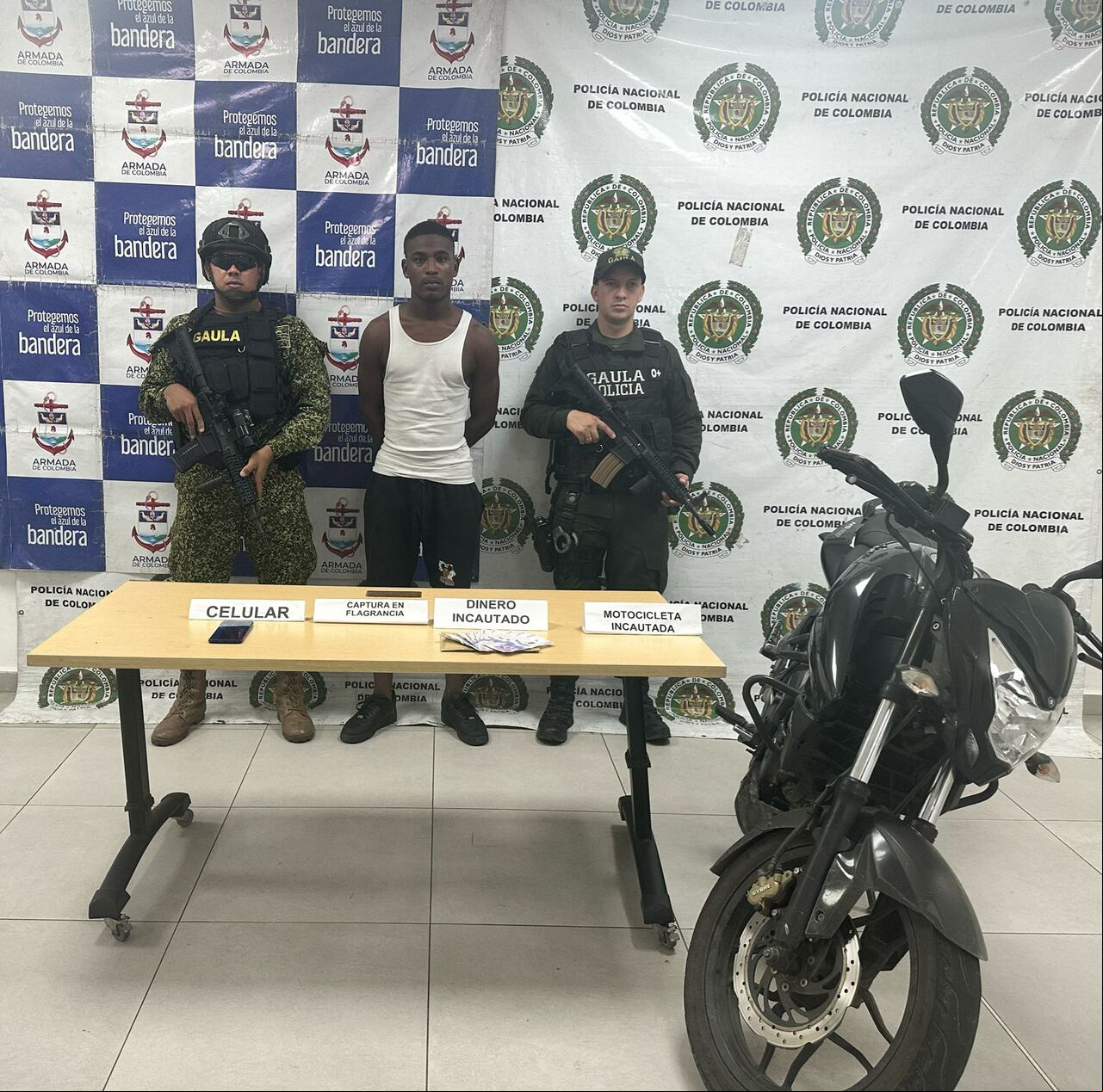 Capturado por Extorsión.