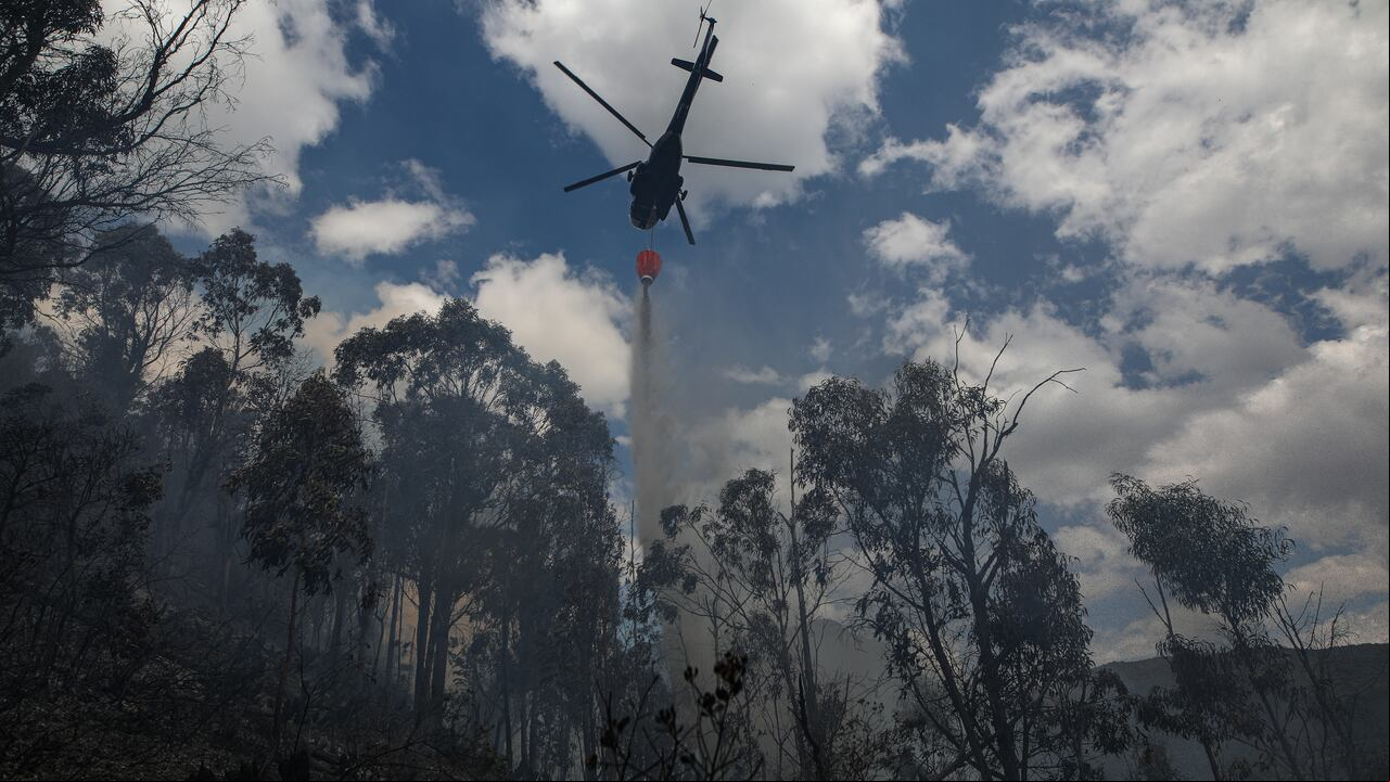 Incendios forestales en el municipio de Sopo Cundinamarca