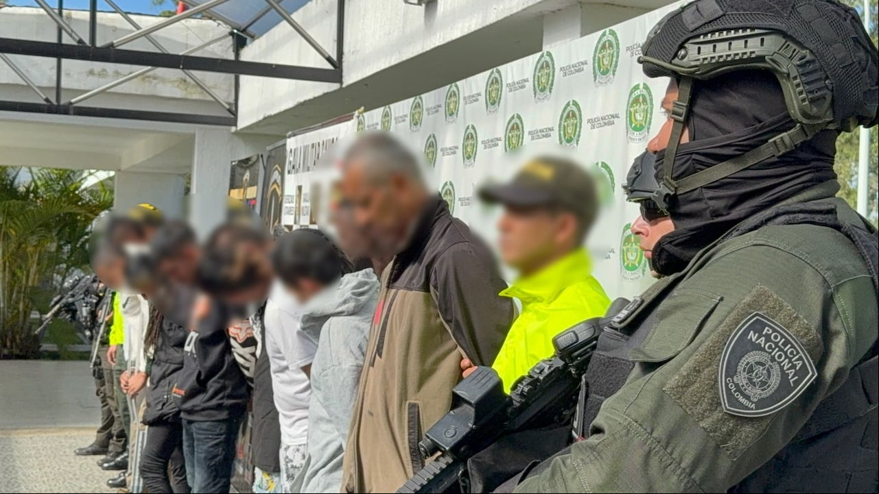 "Con este resultado operativo se logra afectar de manera directa a una estructura delincuencial que venía generando temor y afectaciones económicas en el sector", indicaron los integrantes de la Policía.