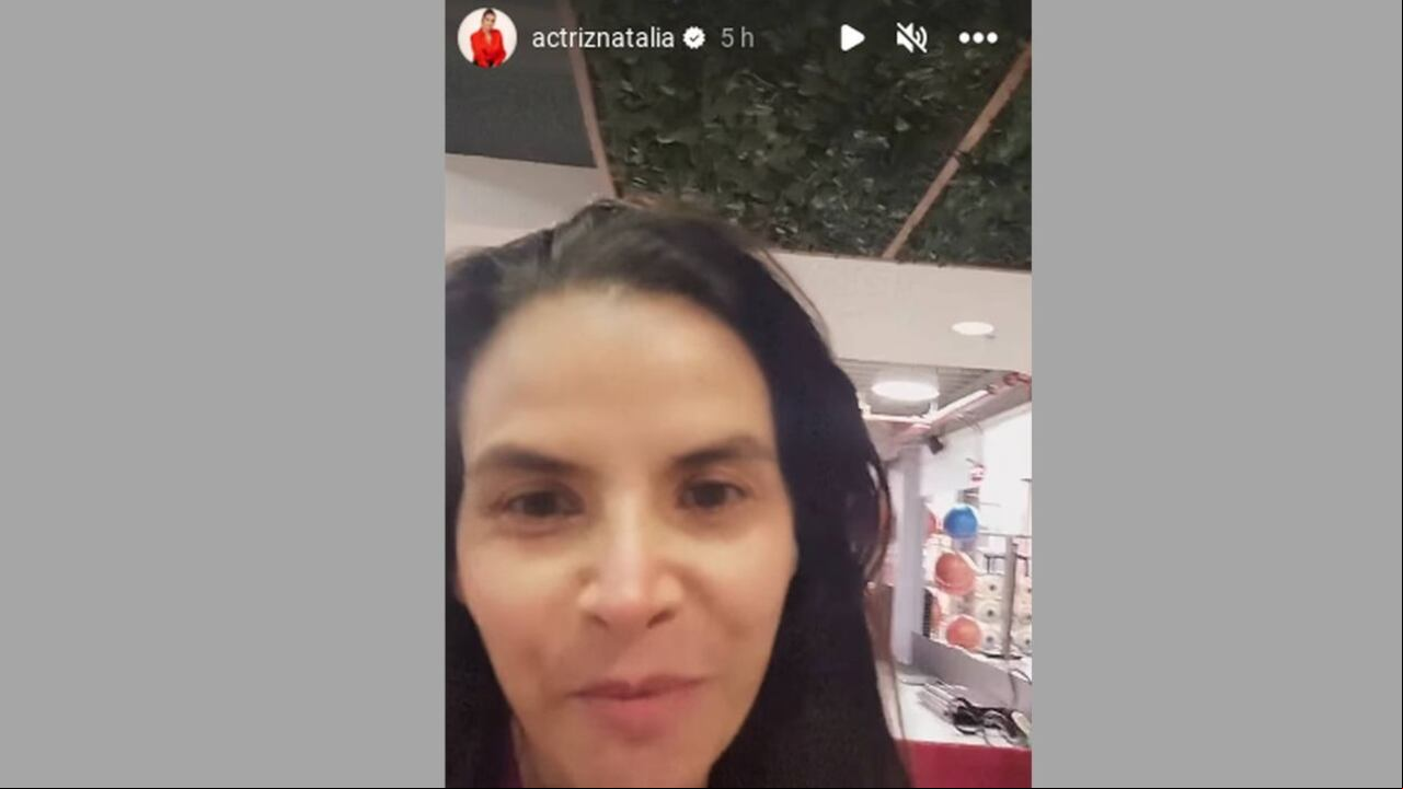 Natalia Ramírez y su proceso de rehabilitación
Foto: Captura de historia de Instagram @actriznatalia