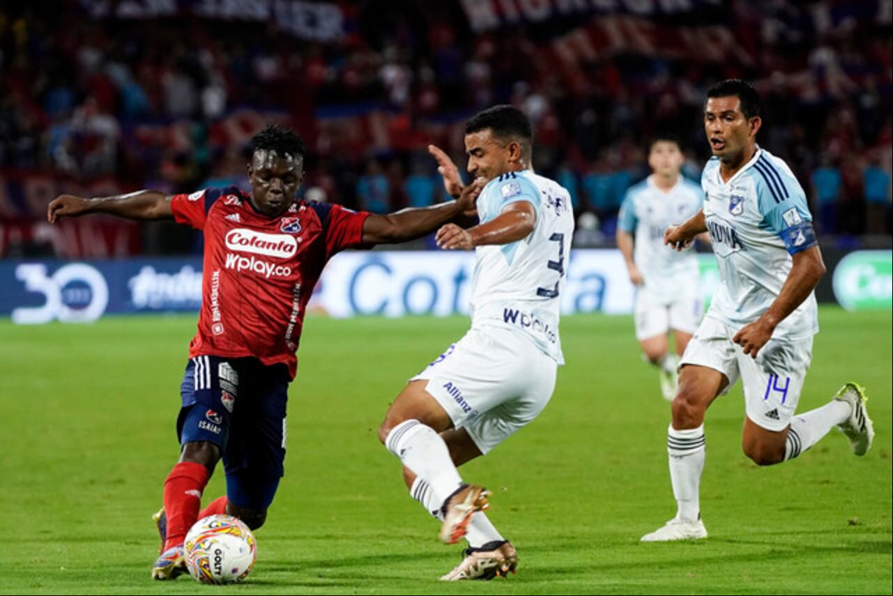 Imagen del partido entre Medellín y Millonarios por la fecha 12 de la Liga BetPlay 2023-ll