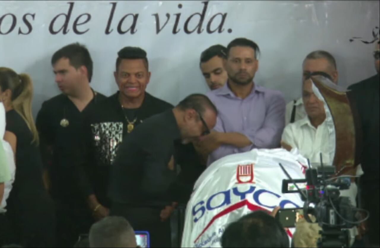 Wilfran Castillo se despidió de su gran amigo Omar Geles.
