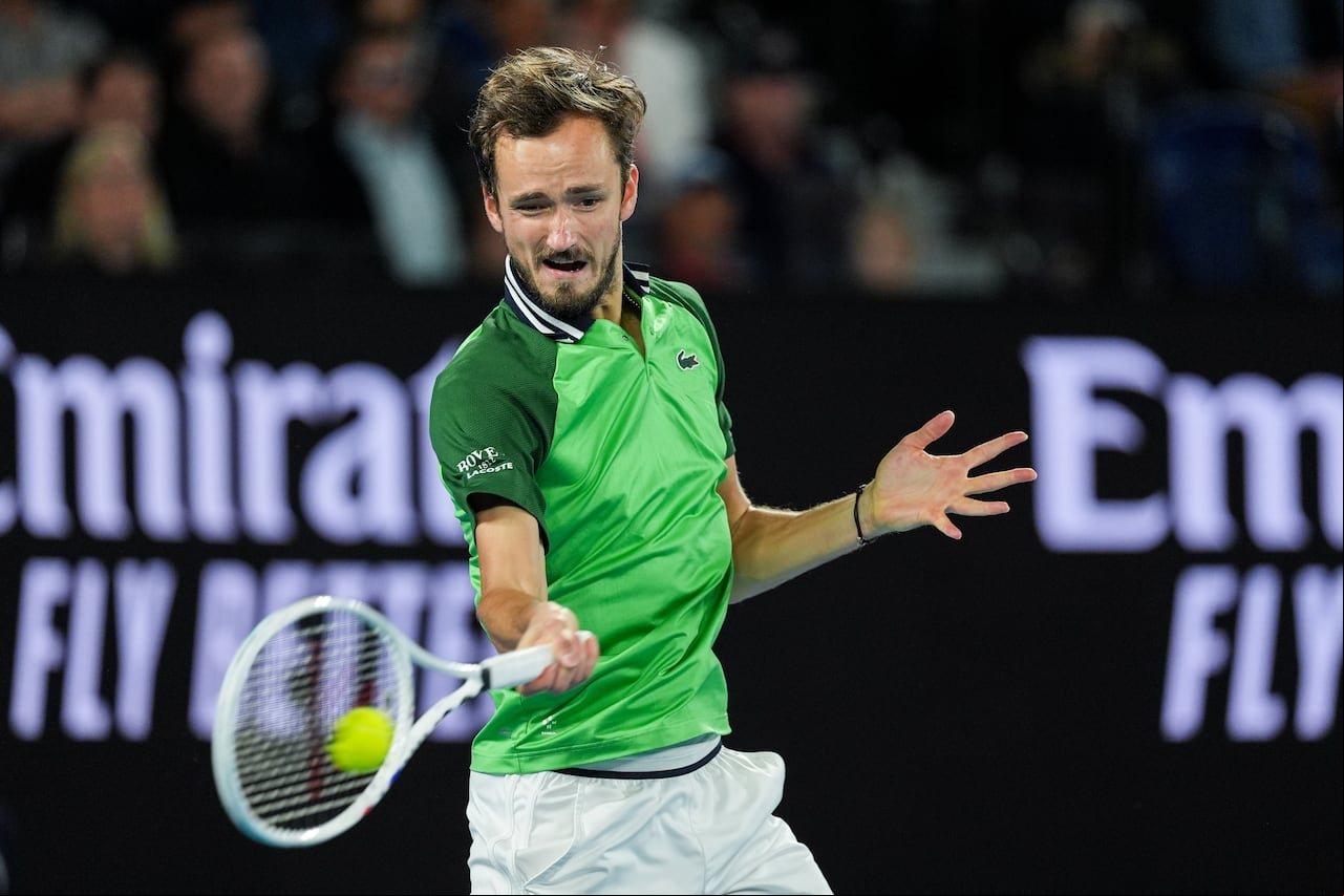 Daniil Medvedev jugará la gran final del Abierto de Australia.