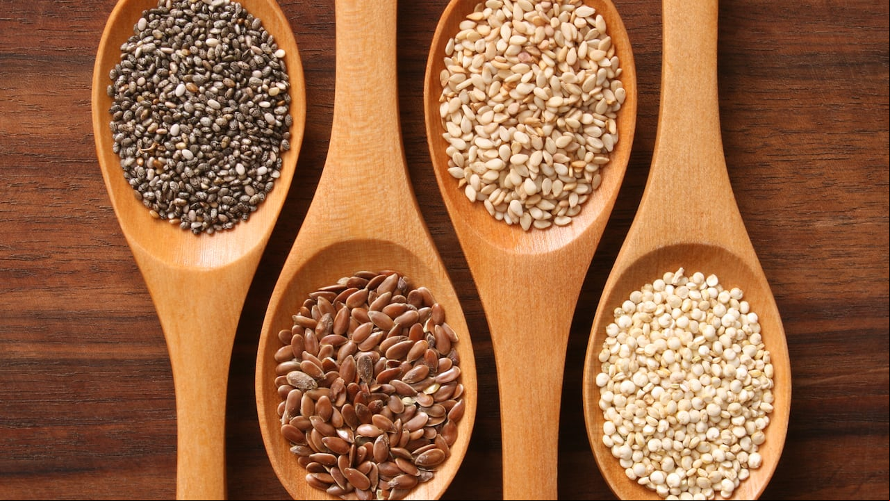 Estas son algunas opciones de semillas para obtener colágeno natural.