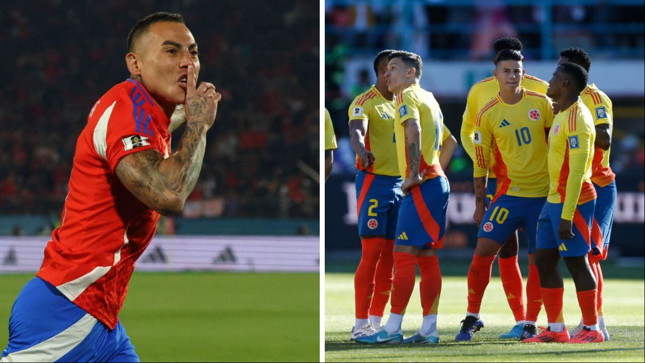 Colombia y Chile se enfrentarán en el Metropolitano.