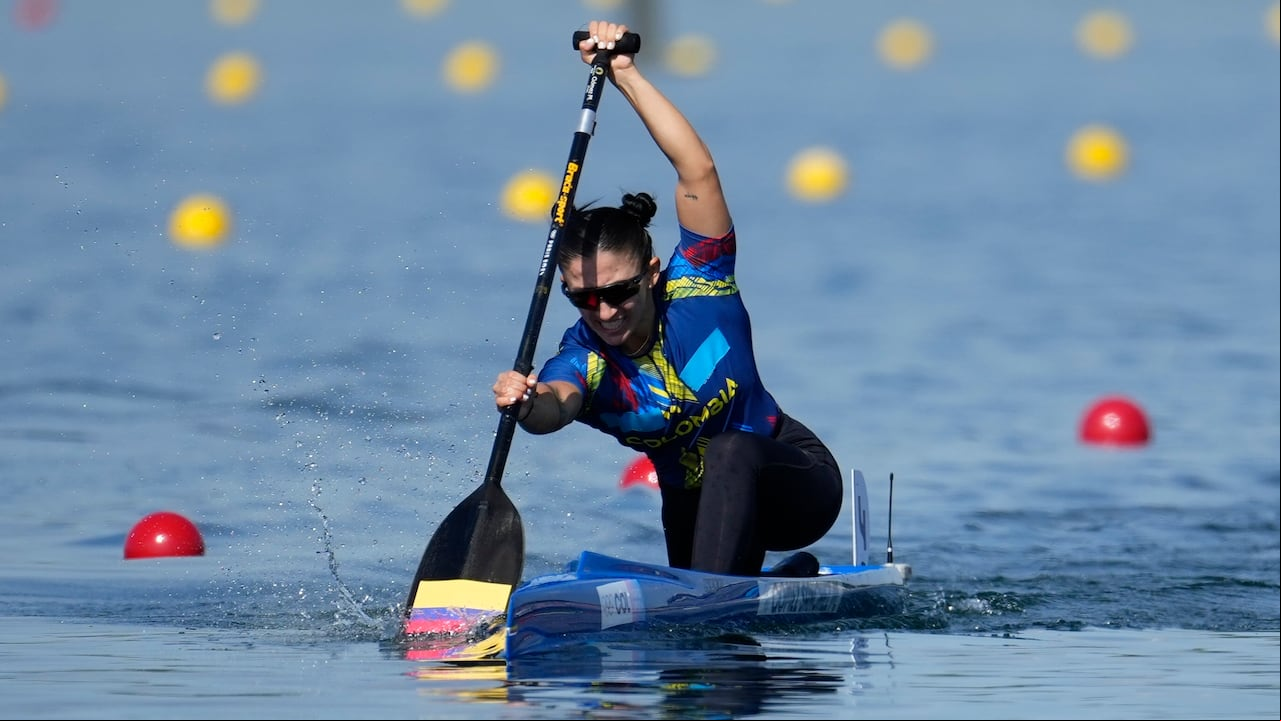 Manuela Gómez en París 2024 en canotaje
