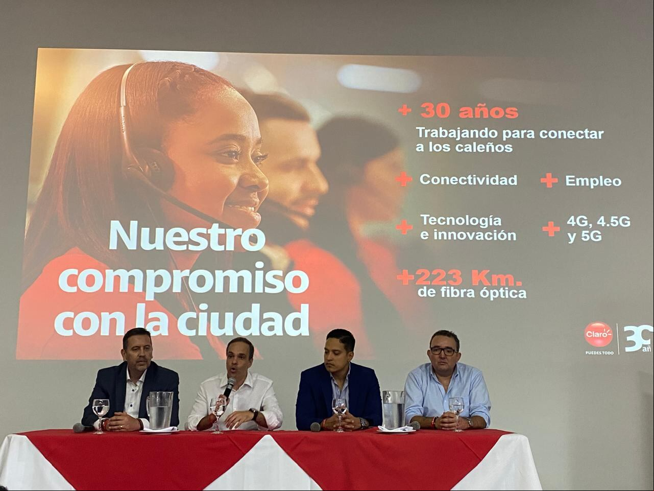 Claro anunció que ha invertido $28.000 en mejoramiento de conectividad en Cali y la región.