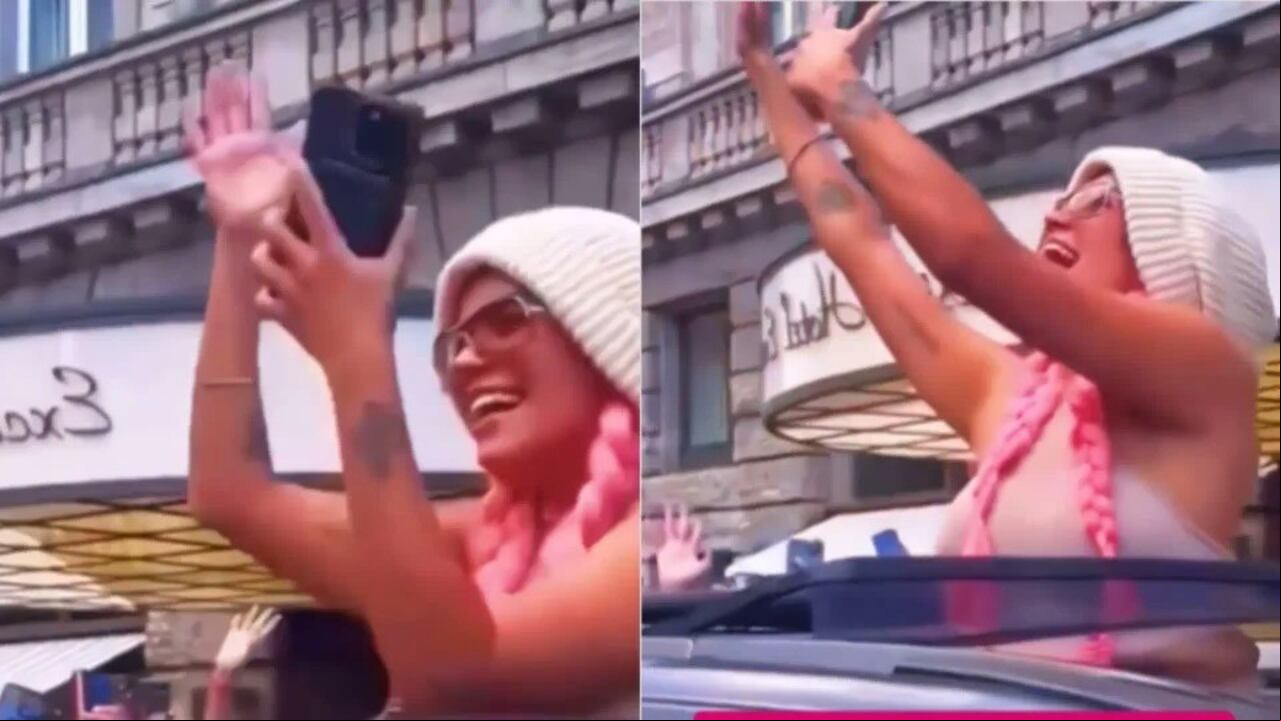 ¿Tuvo un lapsus? Un seguidor le pasó el celular y Karol G grabó, pero no lo devolvió