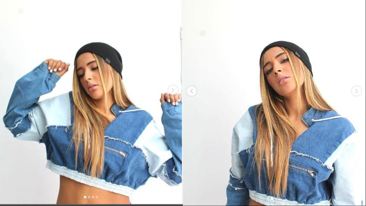 Abril Singer la cantante telonera del concierto de Maluma en Medellín Foto: Instagram @Abrilsinger