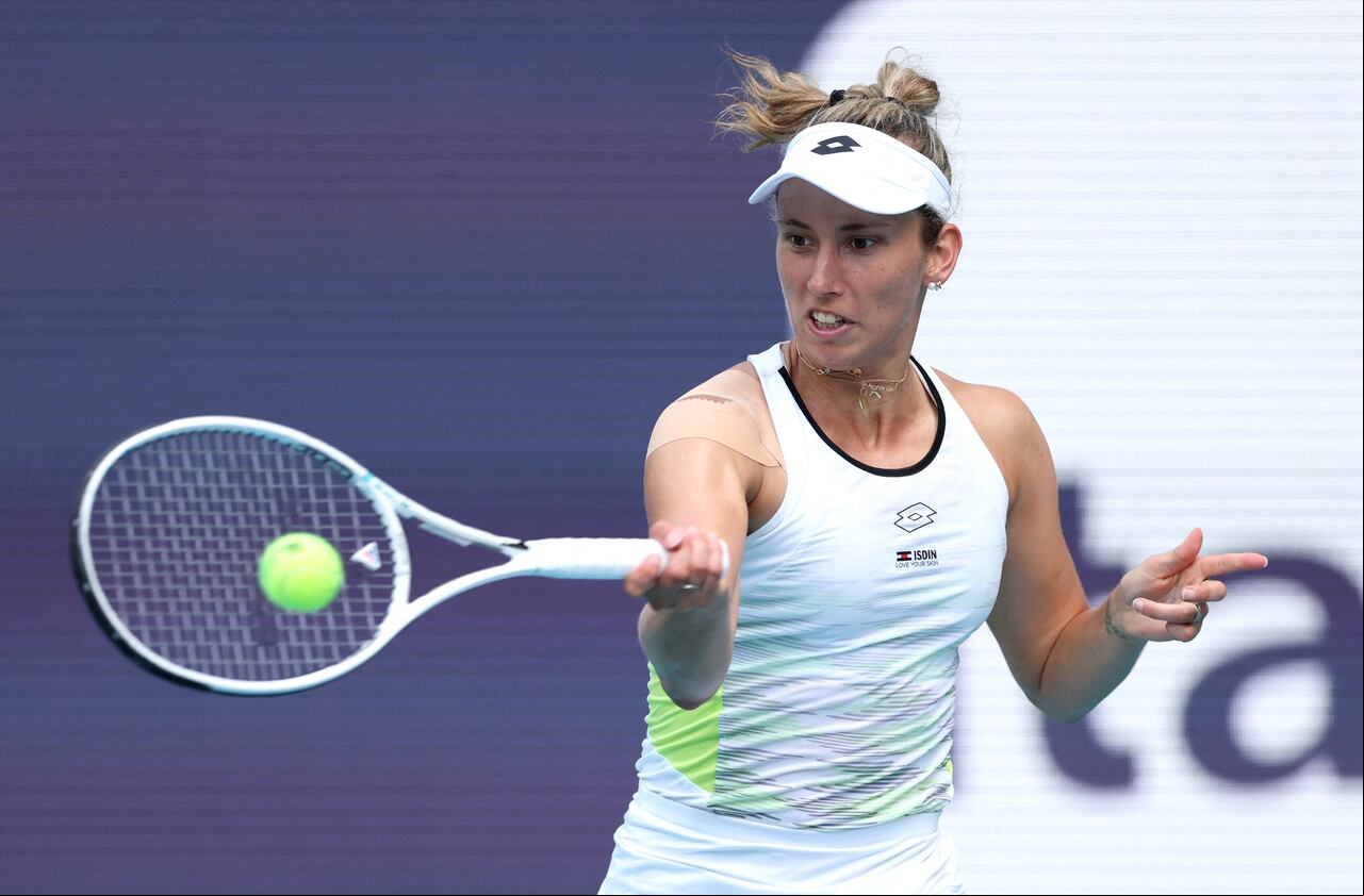 Elise Mertens, tenista belga.