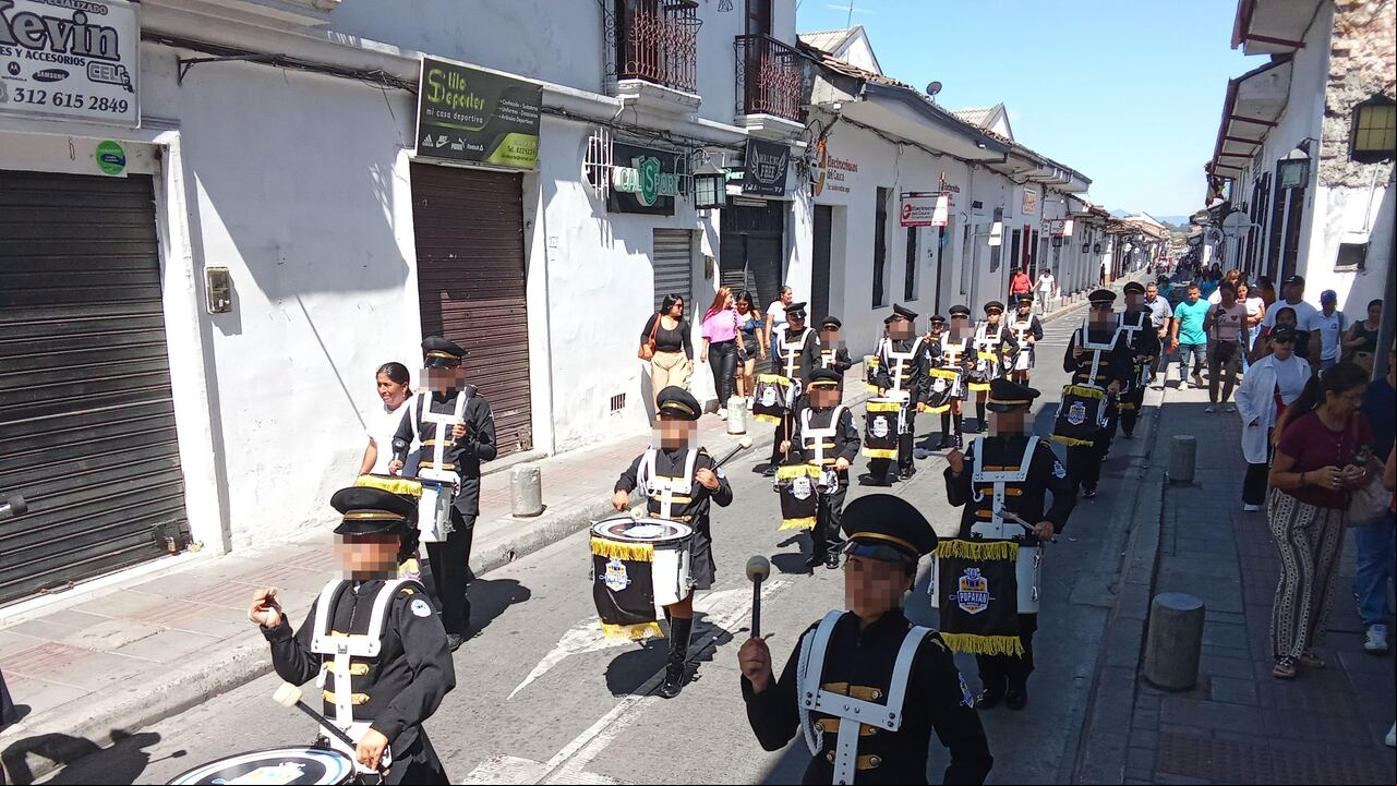 Las calles de Popayán se engalanaron con el talento de los niños y jóvenes que participaron en este encuentro de bandas musicales.