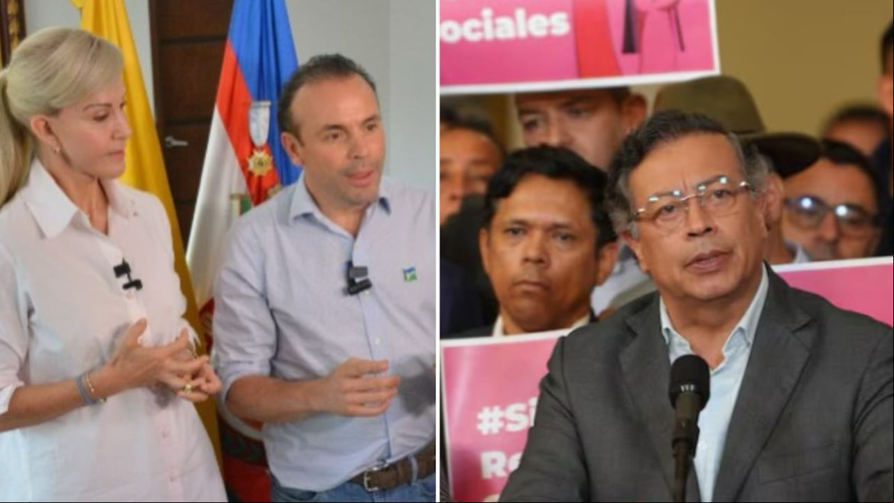 Dilian Francisca Toro, Alejandro Eder y Gustavo Petro