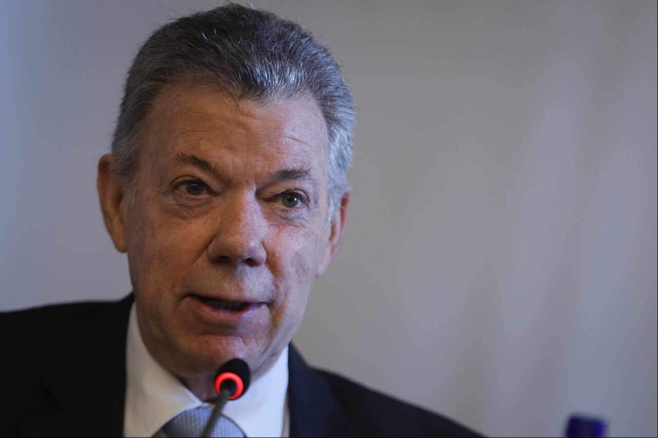 El expresidente Juan Manuel Santos.