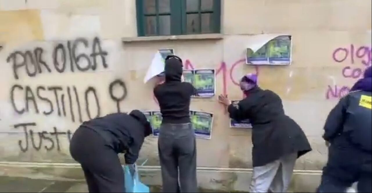 Este 8 de marzo en Bogotá se realizan varias manifestaciones en el centro de la ciudad.