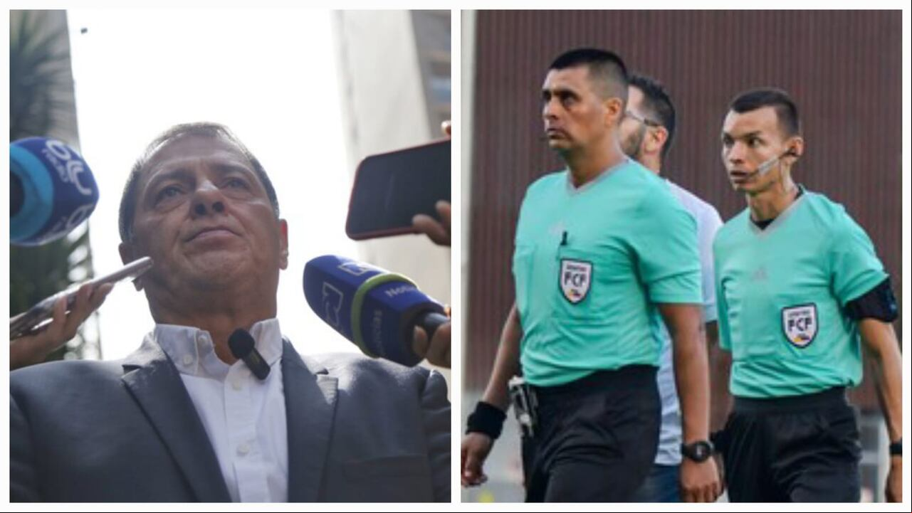 Tulio Gómez, 'picante' y directo con los árbitros del partido entre Envigado y América.