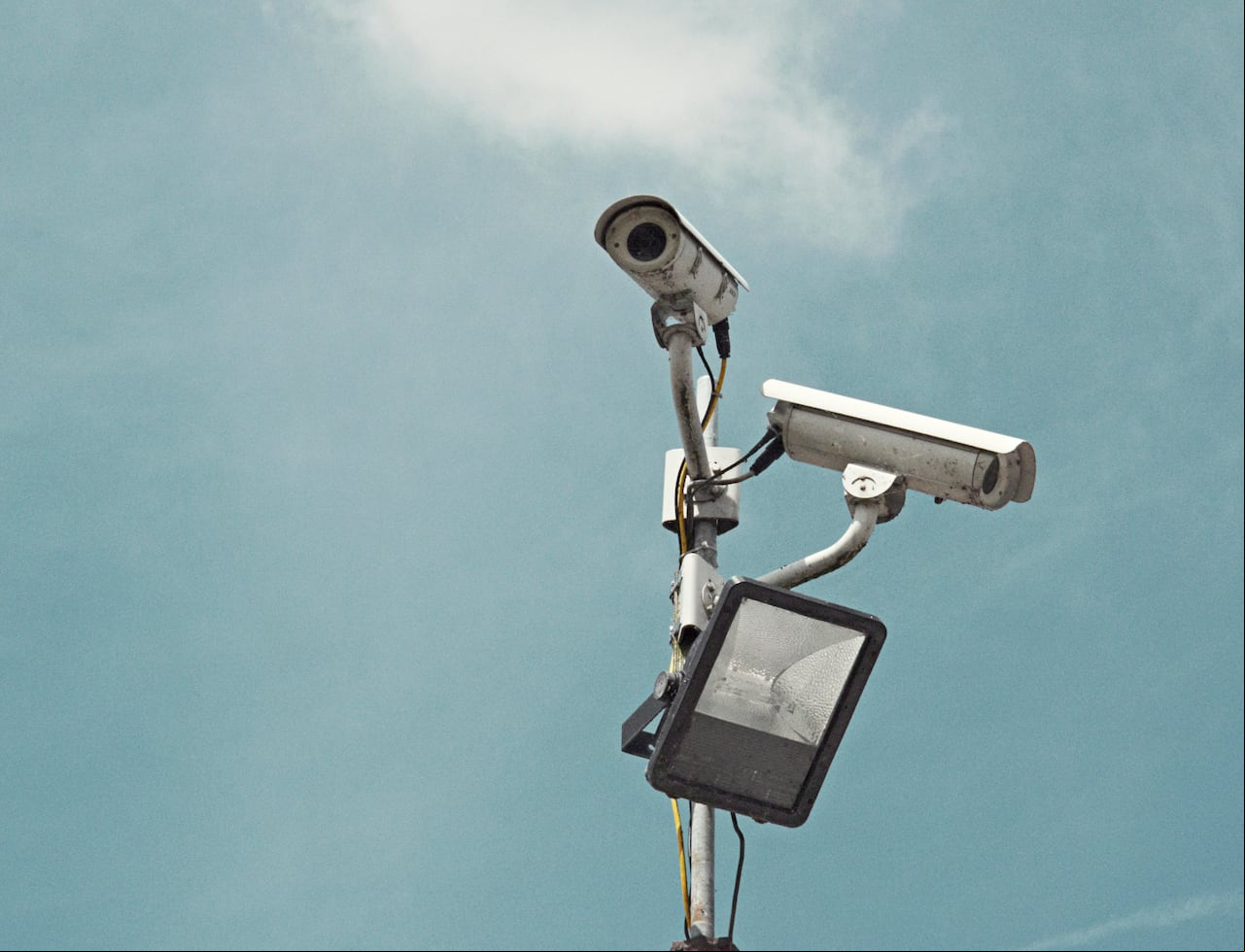 Cámaras de seguridad.