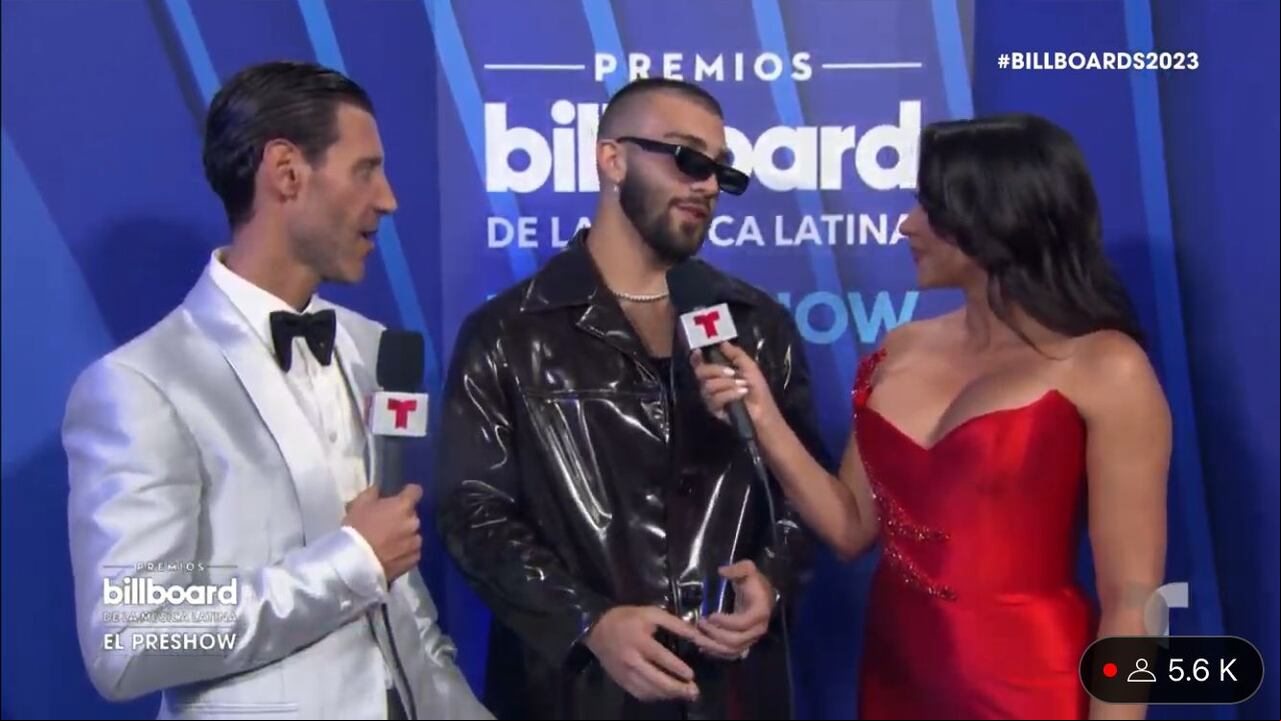El cantante proveniente de Monteria presento su estilo de la noche.