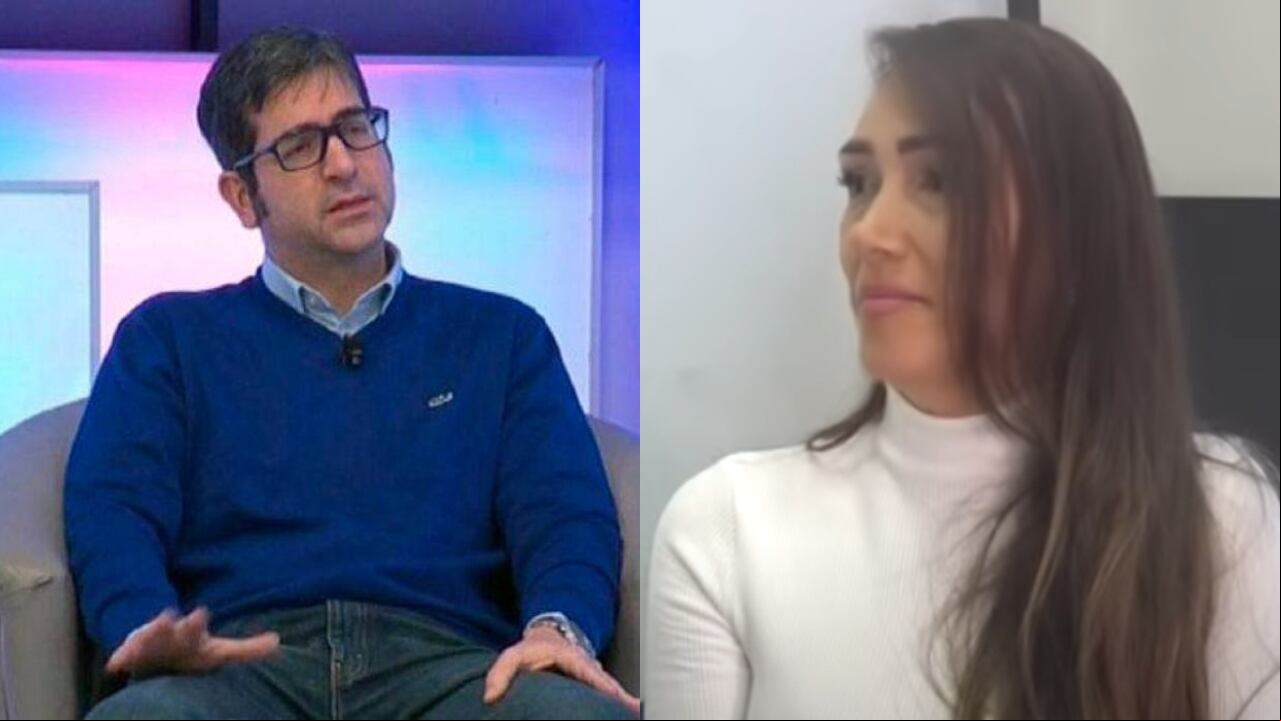 Marcelo Pecci, el fiscal asesinado y Margareth Chacón, la mujer condenada dentro de este caso.